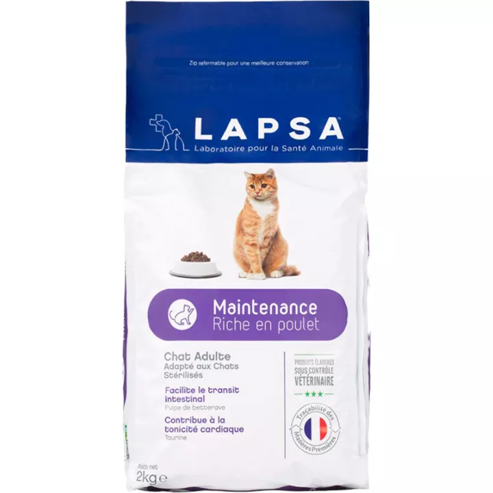 Lapsa Chat Adulte maintenance Croquette 2 Kg