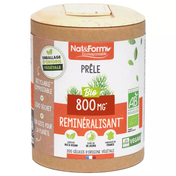 Nat & Form Prele Bio 200 Plantaardige Capsules Eco 