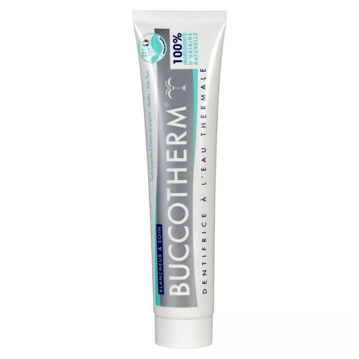 BUCCOTHERM Cuidado pasta dentífrica blanqueadora 75ml de agua termal