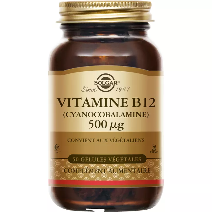 Solgar Vitamina B12 Cianocobalamina 500 µg 50 capsule vegetali