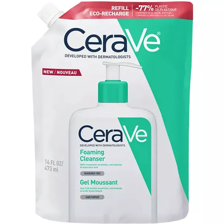 CeraVe Gel schiumogeno per pelle da normale a grassa / pelle a tendenza acneica