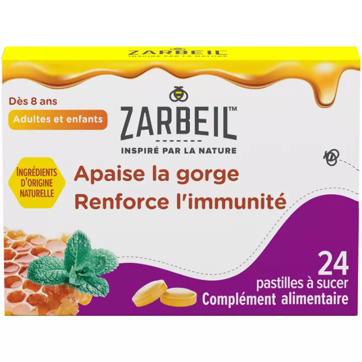 Zarbeil Throat & Immunity Lozenges 24 lozenges 