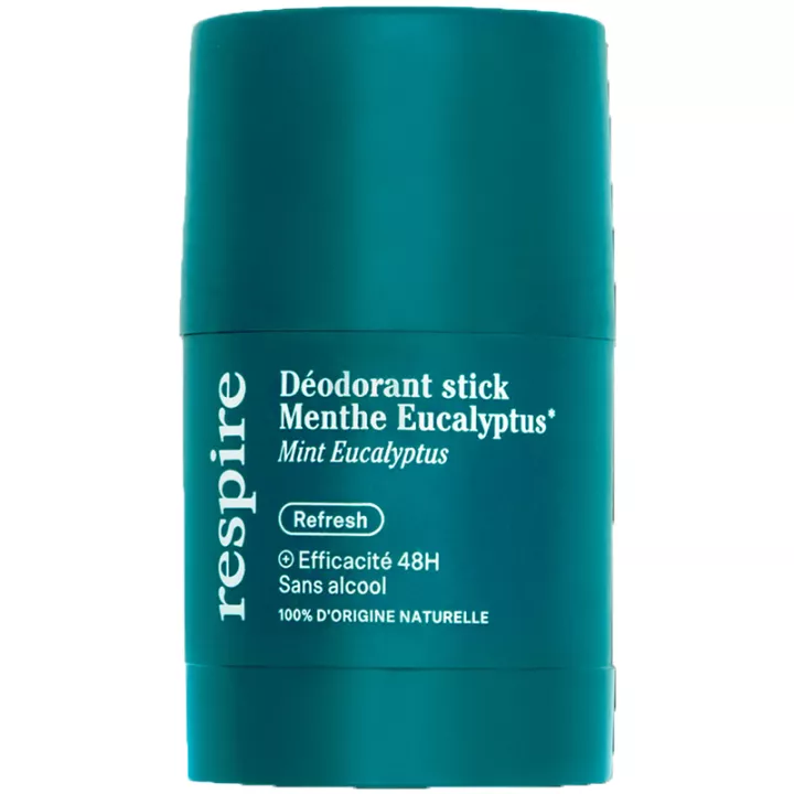 Desodorizante em stick Respire Menta Eucalipto 50 g