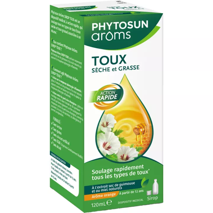 Phytosun Aroms Trockener und Erkältungshusten Sirup