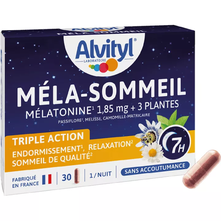 Alvityl Méla-Sommeil Triple Action Gélules