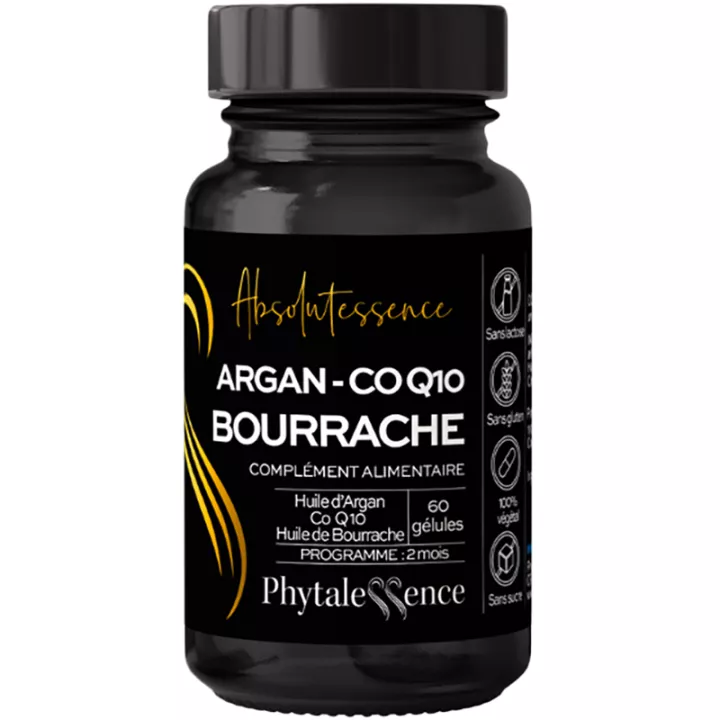 Phytalessence Argan Borage CO Q10 60 capsules