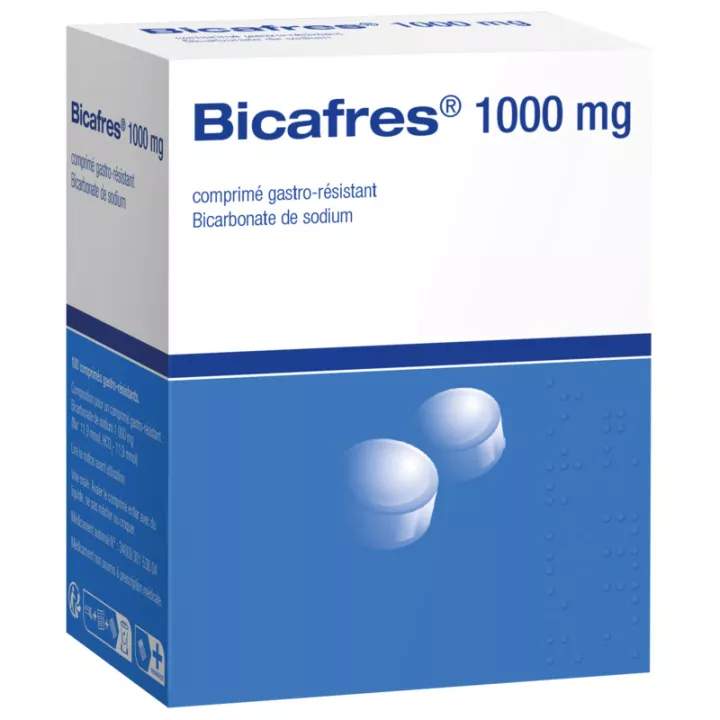 Bicafres 1000 mg bicarbonato de sódio 100 comprimidos