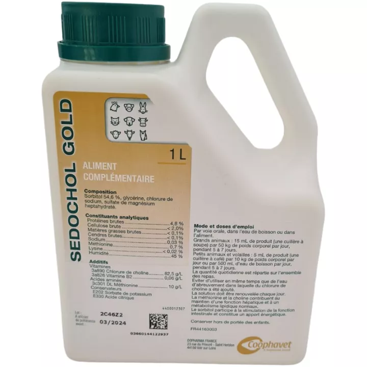 Sedochol Gold Hépatoprotecteur Solution Buvable Coophavet