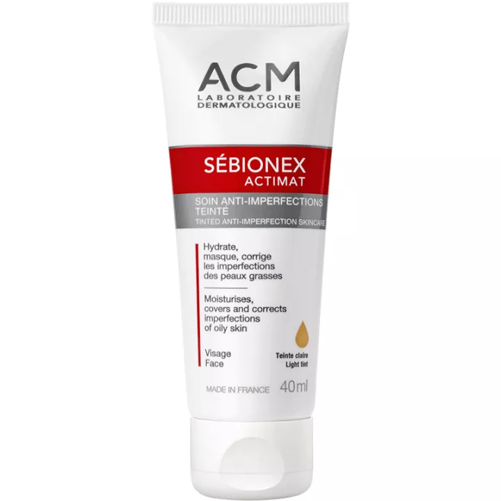 ACM Sebionex Actimat Cuidado Anti-Imperfeições com Cor 40 ml