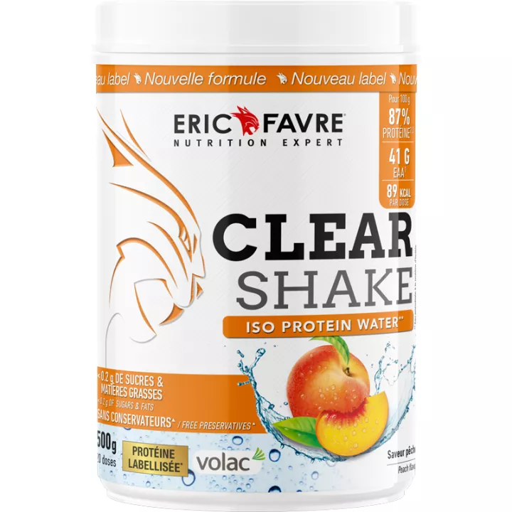 Eric Favre Clear Shake Iso Proteína Sabor Agua 500 g