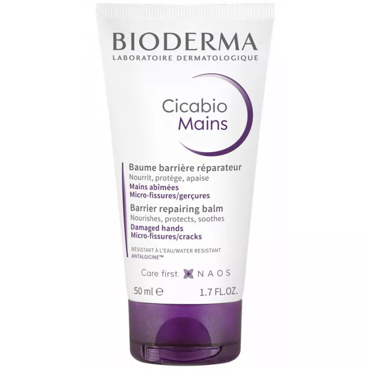 Bioderma Cicabio Mains Baume Barrière Réparateur 50 ml