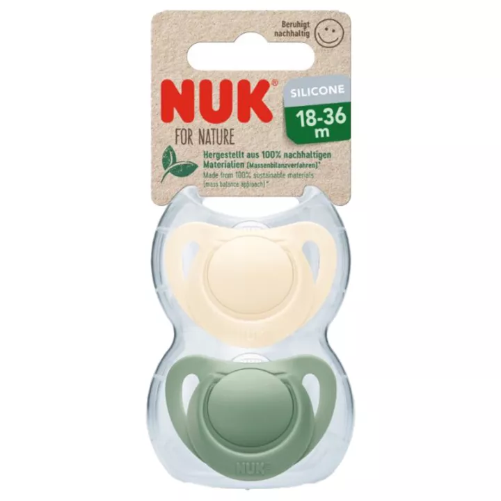 Chupeta de silicone Nuk For Nature 18-36 meses