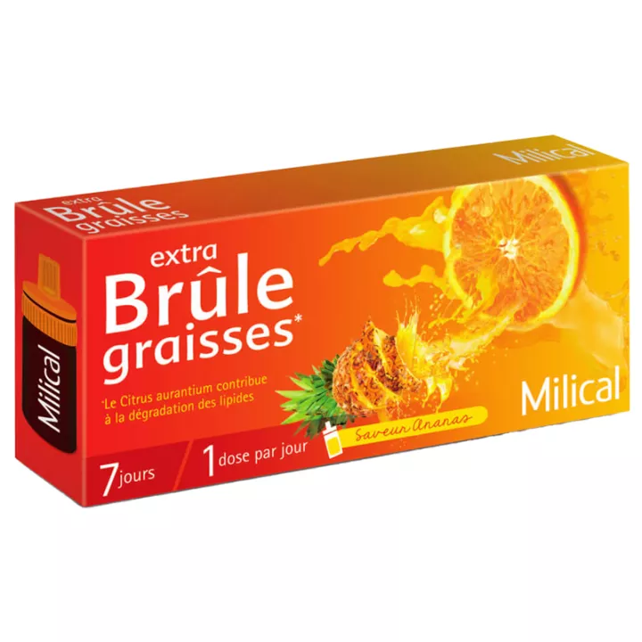 Milical  Extra Ananas Brûle Graisses 7 Ampoules