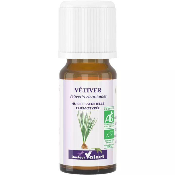 Dr Valnet Vetiver Organic Essential Oil 10 ml