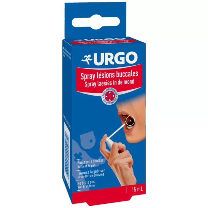 URGO MOUTH SPRAY WOUNDS AND INJURIES 15ML