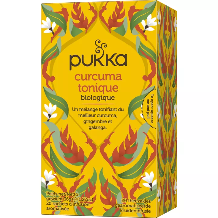 Pukka BIo Tónico Herbal Cúrcuma 20 bolsitas de té*.