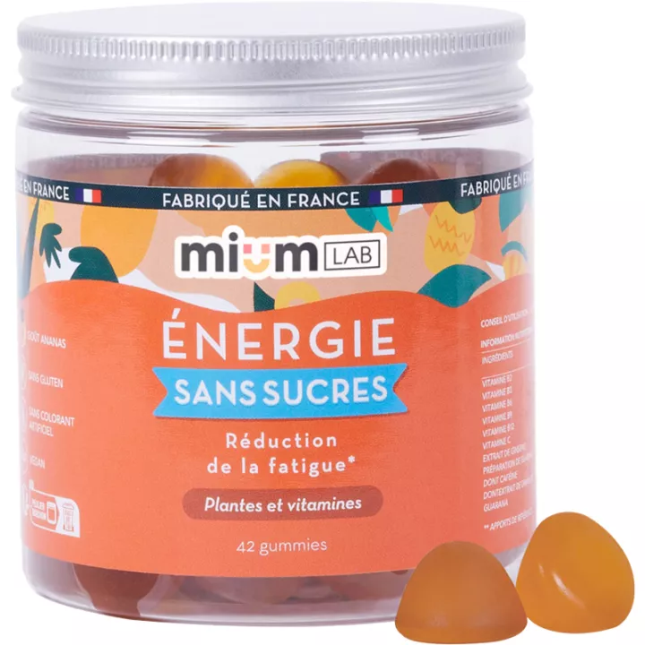 Mium Lab - Les Miraculeux Energie Sans Sucre 42 Gummies