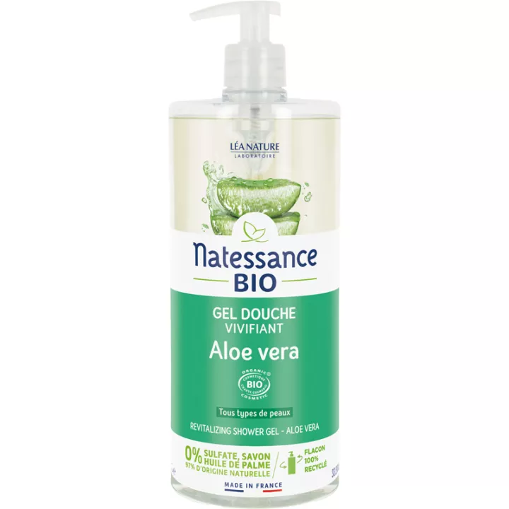 Natessance Organic Invigorating Aloe Vera Shower Gel