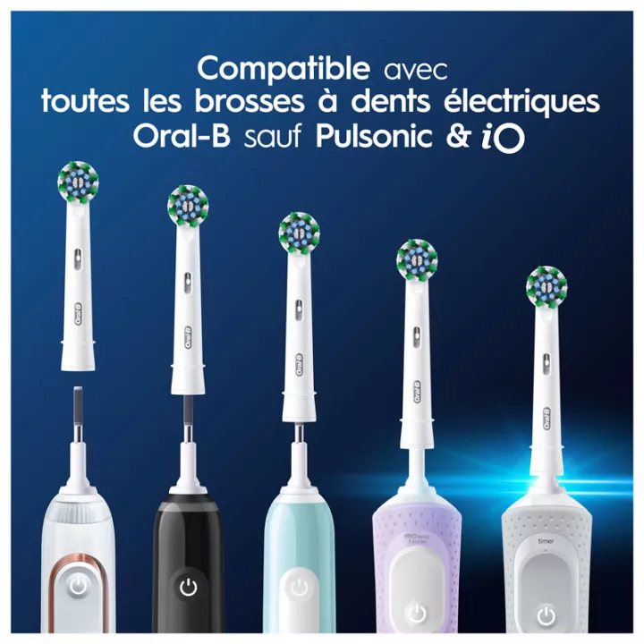 Oral-B Pro Cross Action Brossette Lot de 3