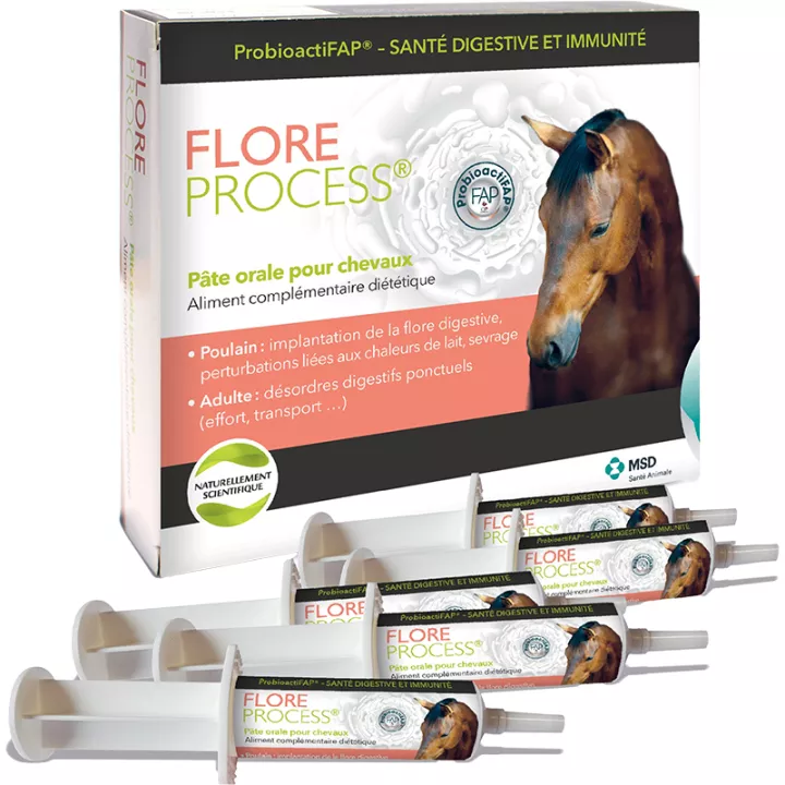 Flore process Cheval Poulain 5 syringes 20 ml 