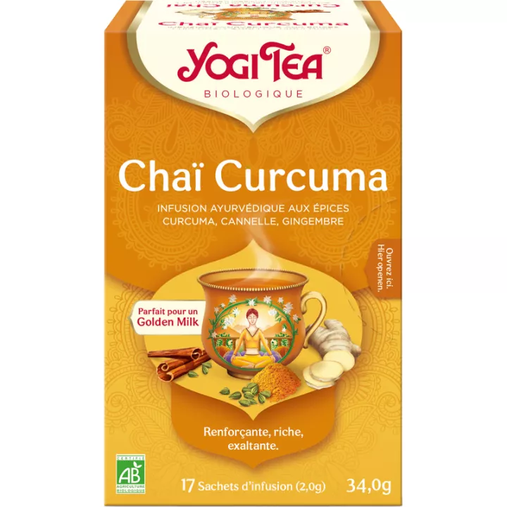 Yogi Tea Kurkuma Chai Ayurvedischer Kräutertee 17 Kräutertees