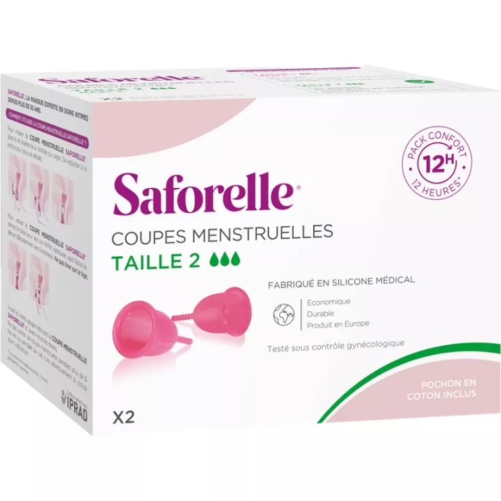 Saforelle Cup Protect Comfort Pack 2 coppette mestruali