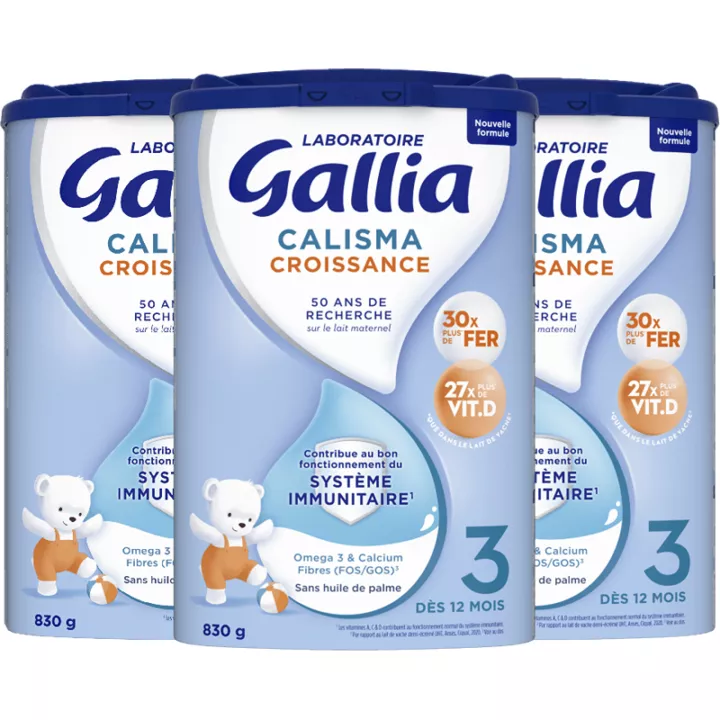 Gallia Calisma Crescita 3 Sistema immunitario Da 12 mesi 800 g