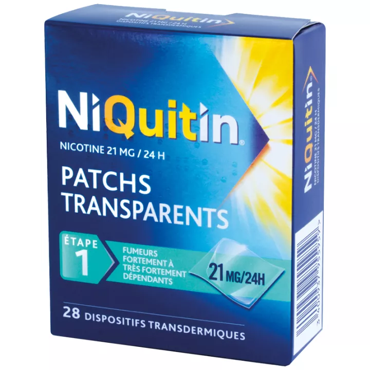 NiQuitin 21 mg sistemas 24H ANTI TABACO PASSO 1