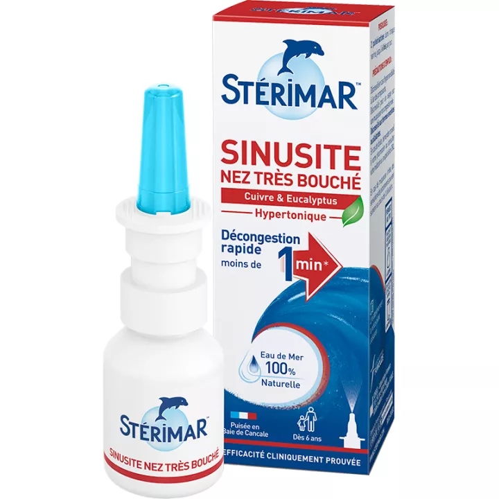 Sterimar Sinusitis zeer verstopte neus 