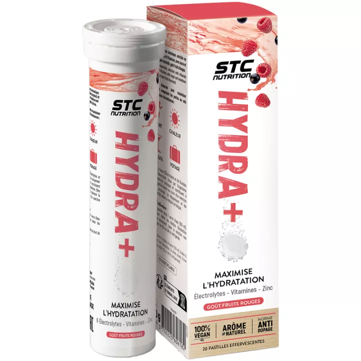 STC Nutrition Hydra+ Electrolytes 20 effervescent tablets