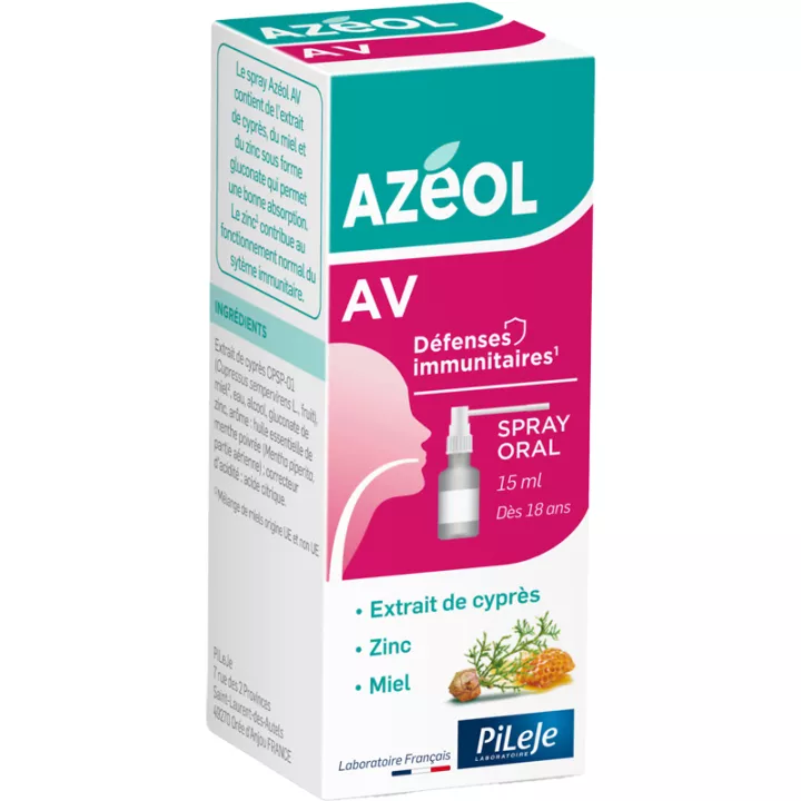 Pileje Azéol AV Spray Orofaríngeo 15ml