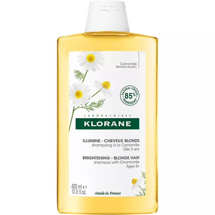 Klorane Shampooing à la Camomille Blondissant et Illuminateur flacon 400 ml