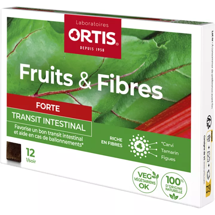 Ortis Frutas y Fibras Forte cubos