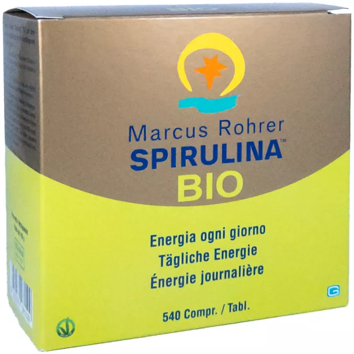 Marcus Rohrer Organic Spirulina tablets