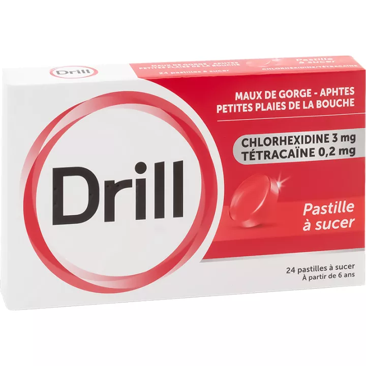 Drill Maux de Gorge 24 pastilles