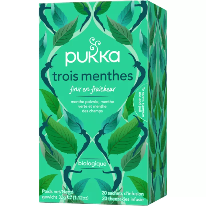 Pukka Organic Tisana digestione 3 menta 20 bustine di tè