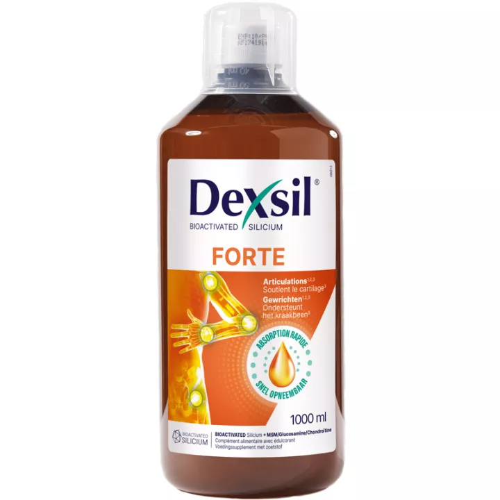 Dexsil Forte Silicio + MSM Glucosamina Condroitina Soluzione bevibile