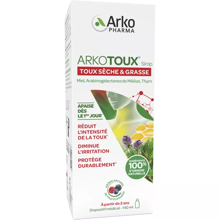 Arkopharma Arkotoux Sirop Soulage la Toux 140 ml