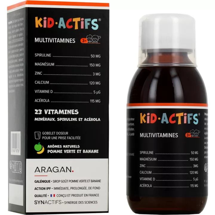 SynActifs Kid Actifs Multivitamines Sirop 125 ml