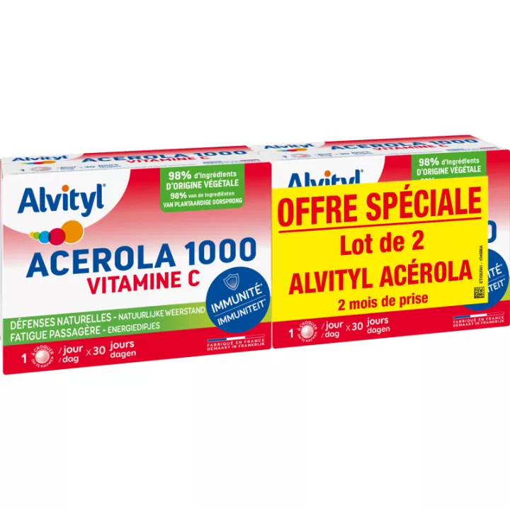 Alvityl Acérola 1000 Vitamine C 30 comprimés