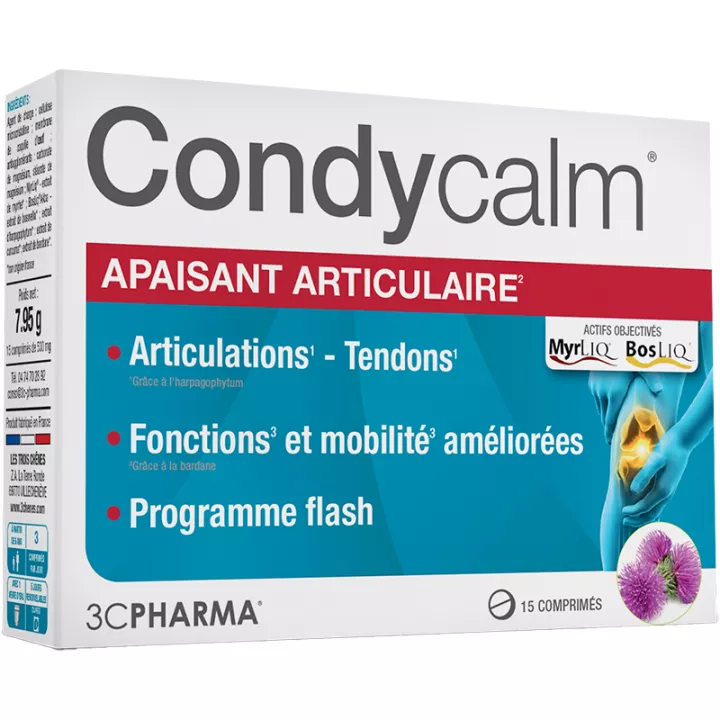 3C Pharma CondyCalm Apaisant Articulaire 15 comprimés