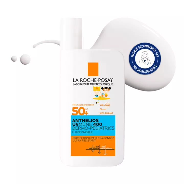 Anthelios UVMune 400 Dermo-Pediatria Fluido Invisível SPF50+ 50 ml