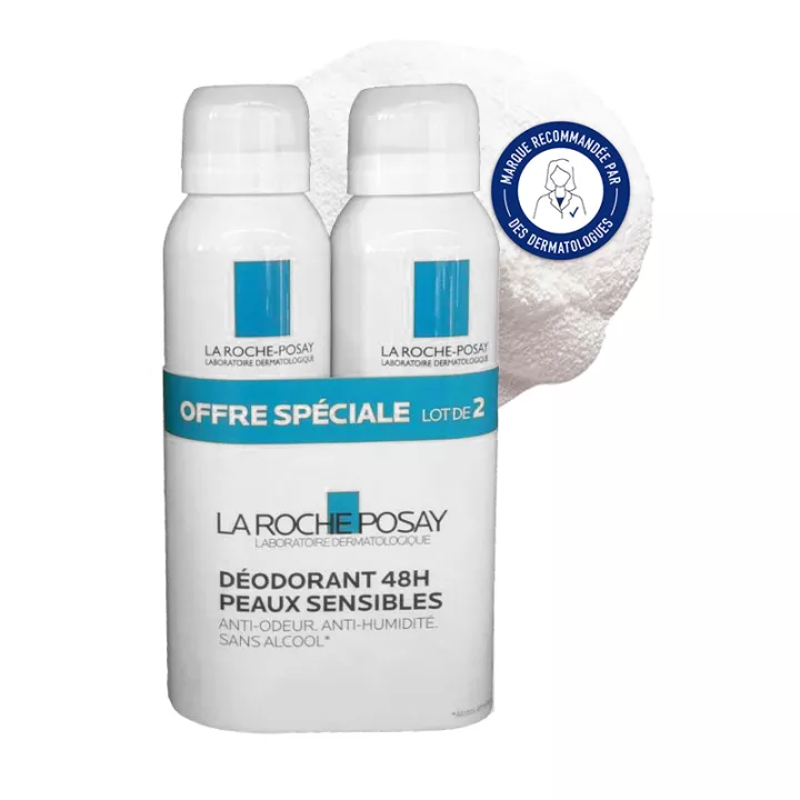 La Roche-Posay Desodorante Fisiológico 24H 150 ml Lote de 2