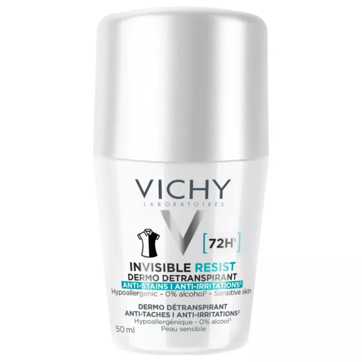 Vichy Invisible Resistant Deodorant Roll on 72H 50ml
