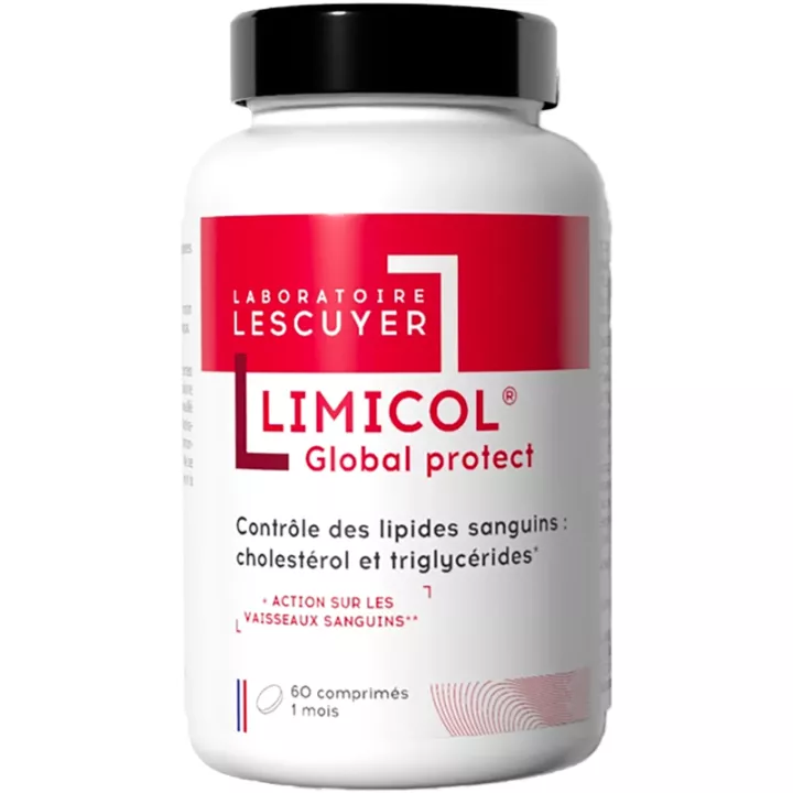 Lescuyer Limicol Global Protect Colesterol e Triglicéridos 60 comprimidos