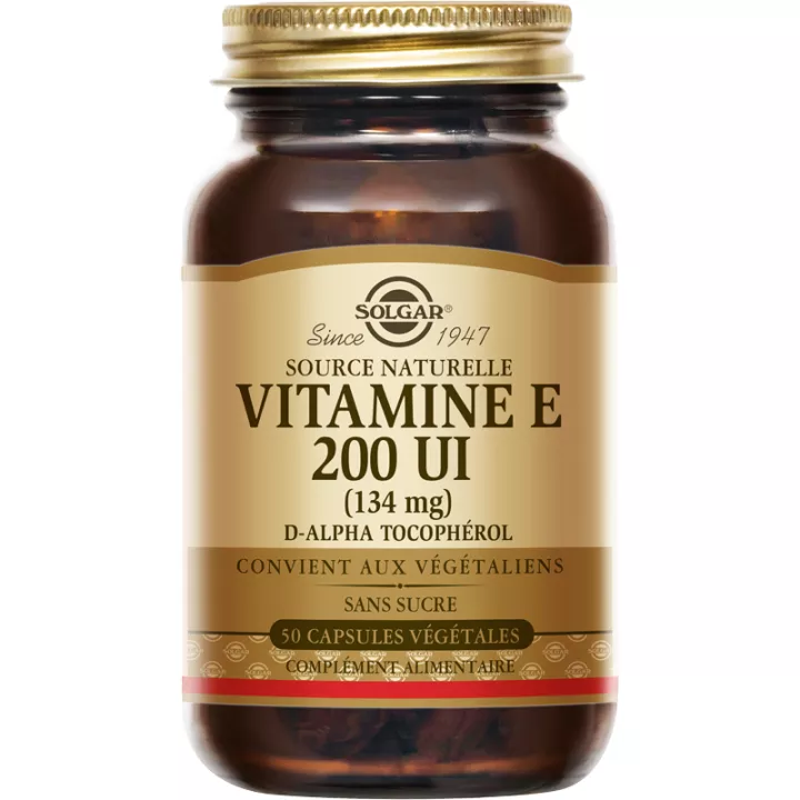 Solgar Vitamina E 200 UI capsule vegetali