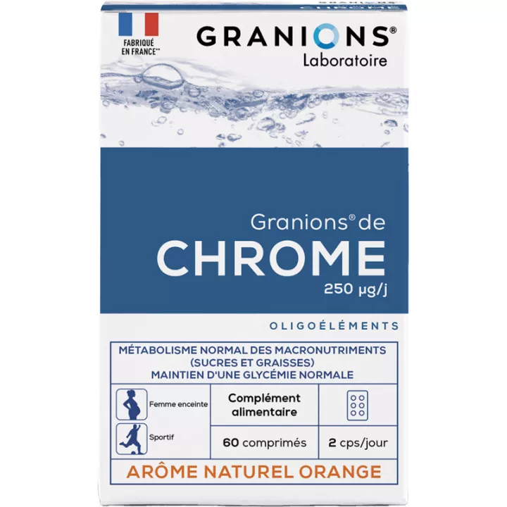 Granions De Chrome 250µg en comprimés