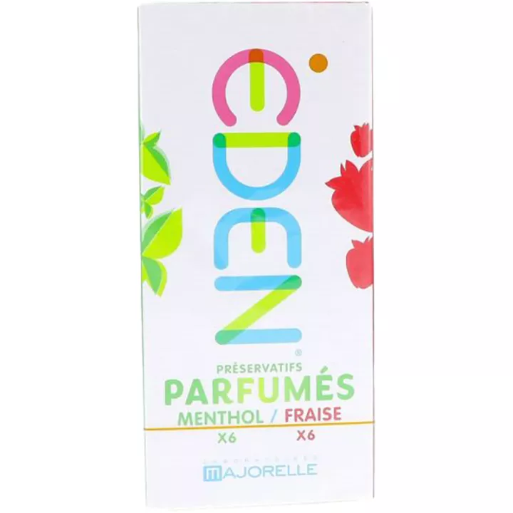 Eden Préservatifs Parfumés Menthol & Fraise 