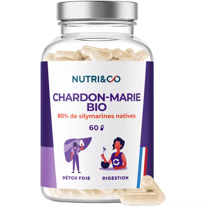 Nutri&Co Biologische Mariadistel 60 capsules