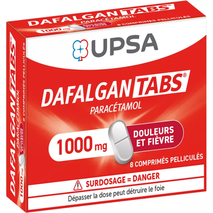 Dafalgan Tabs 1G Paracetamol 8 tabletten